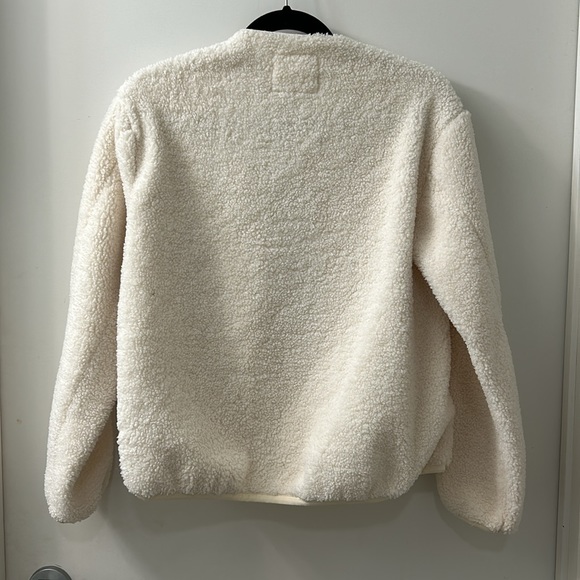 Cream Fleece Jacket - Picture 3 of 3